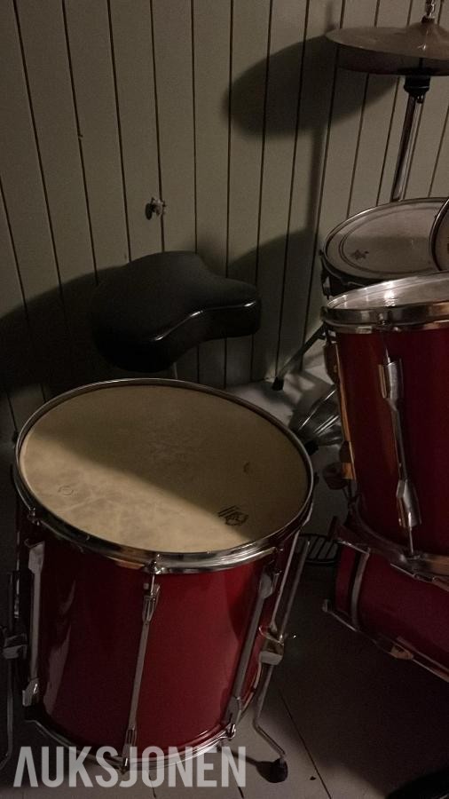 Pearl trommesett – rød finish